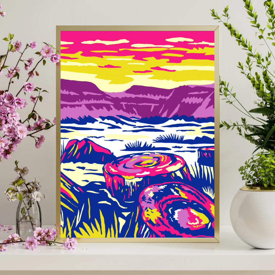 Petrified Forest Art Print