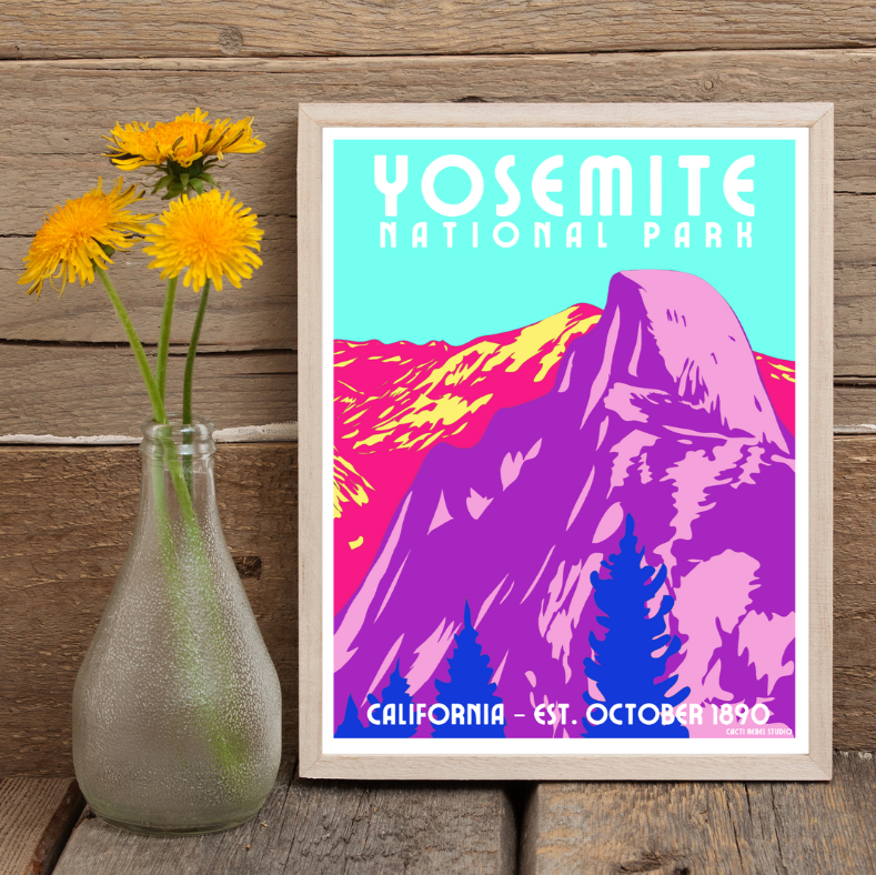 Yosemite National Park: California Art Print