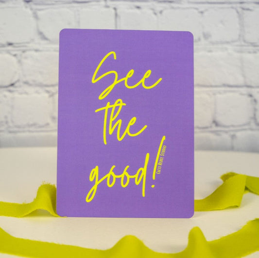 See the Good 5x7 Postcard