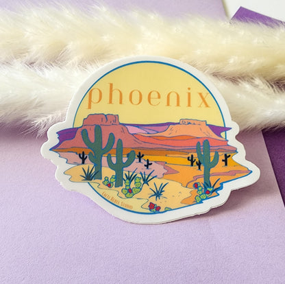 Phoenix Arizona Scene Sticker