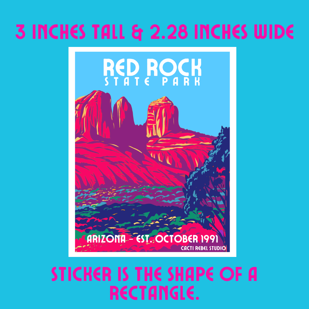 Red Rock State Park Sticker: Sedona, Arizona