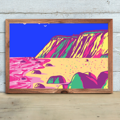 Gay Head Cliffs: Martha’s Vineyard Art Print
