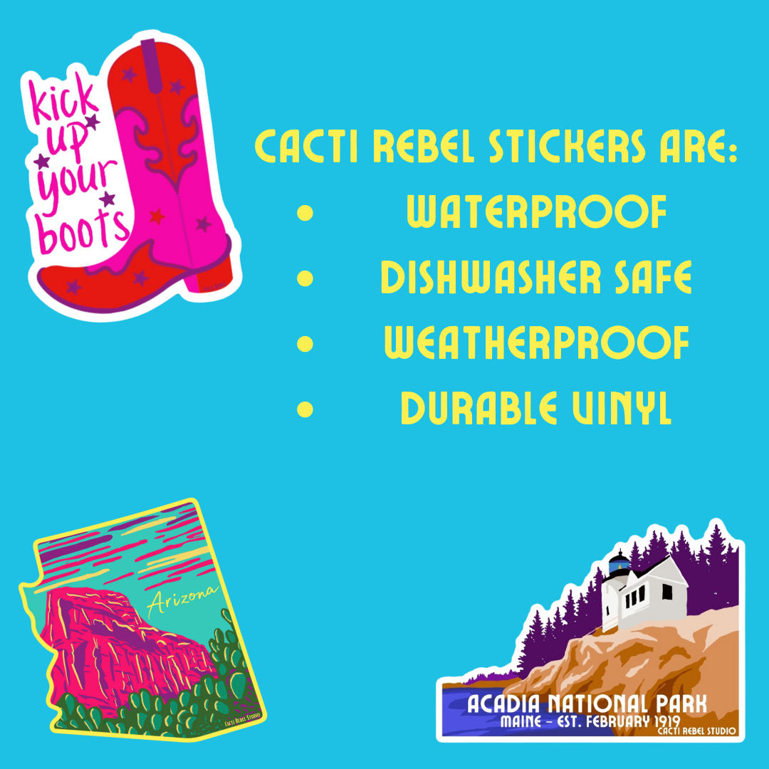 Cozy Calico Cat Sticker