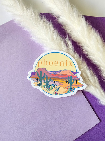 Phoenix Arizona Scene Sticker
