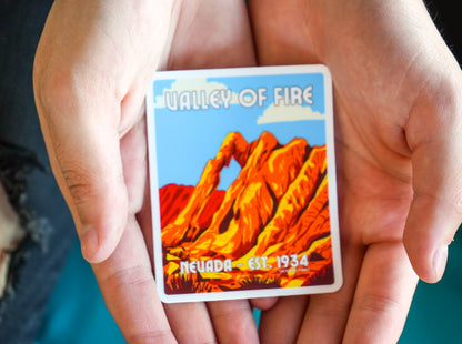 Valley of Fire National Park: Nevada Sticker