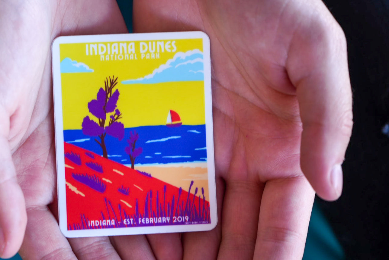 Indiana Dunes National Park Sticker