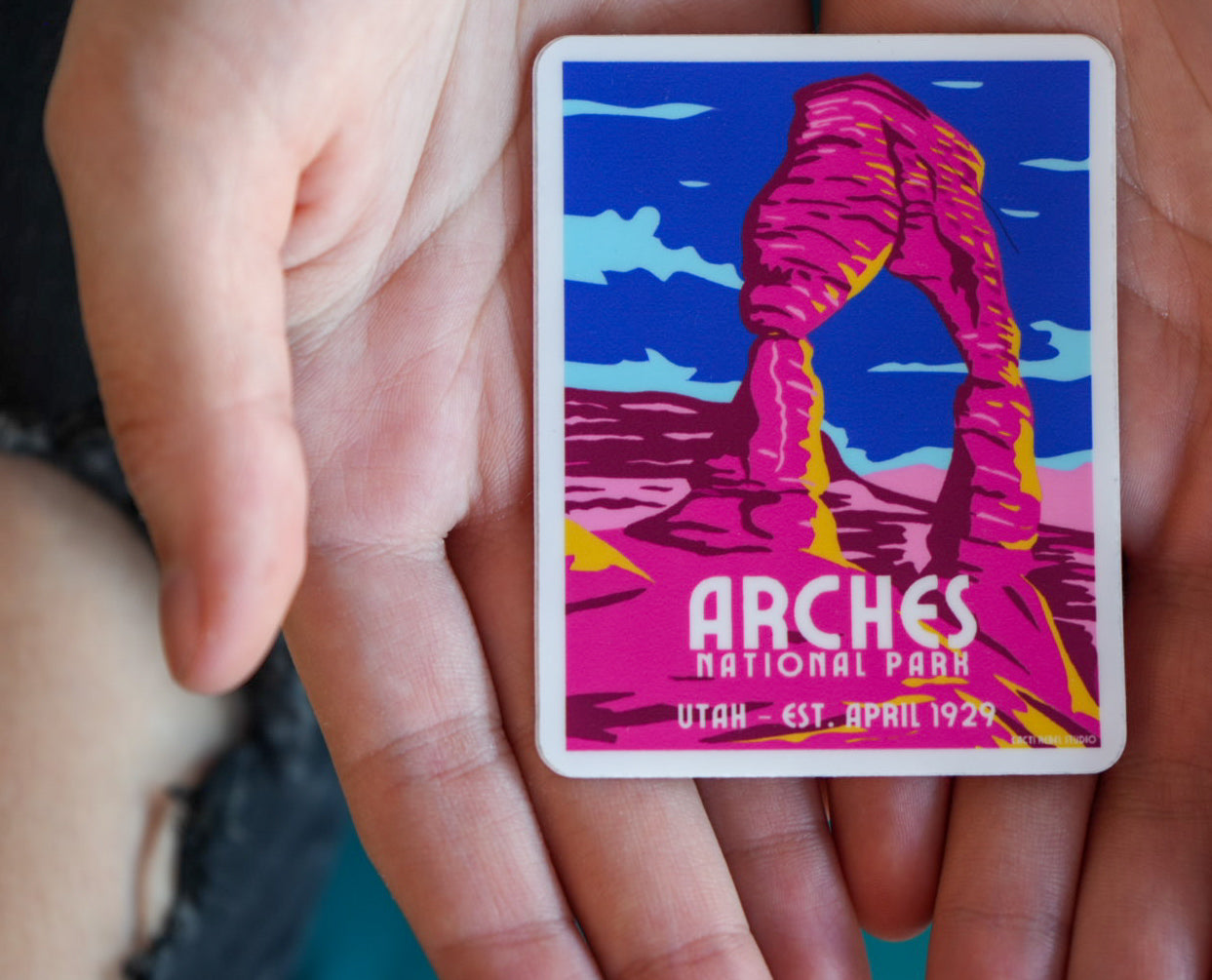 Arches National Park Sticker: Utah