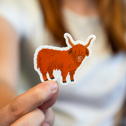 Highland Cow Sticker