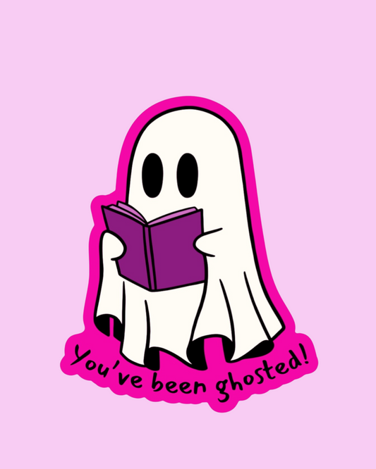 You've Been Ghosted: Halloween Ghost Meme Sticker