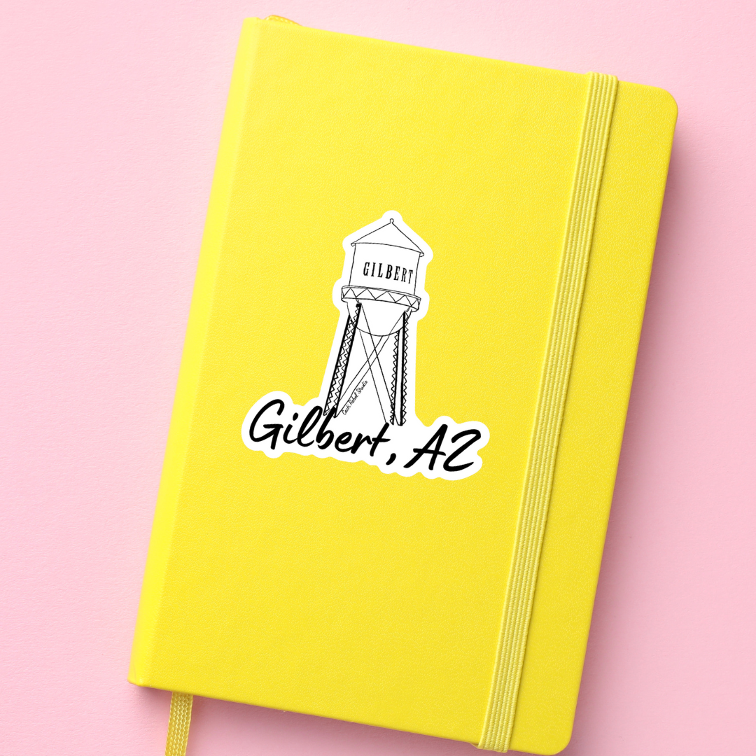 Gilbert Arizona Water Tower Sticker