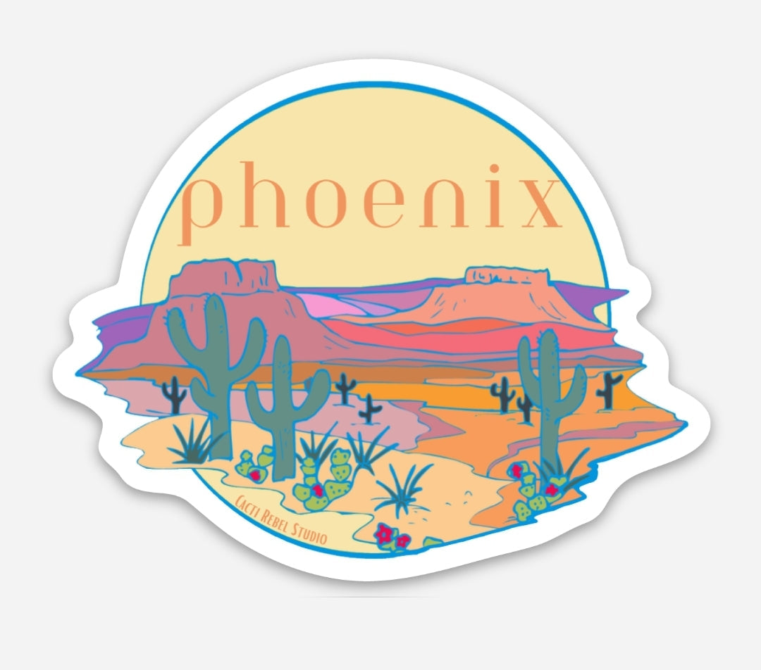 Phoenix Arizona Scene Sticker