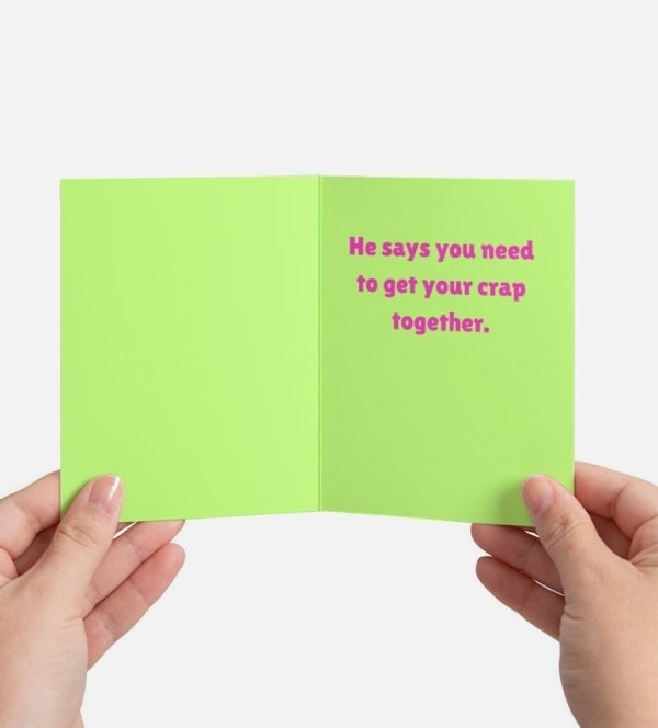My Dog Doesn't Like You Greeting Card: Break Up Card