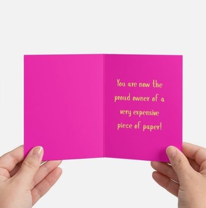 Congratulations Greeting Card: Female College Graduate Card