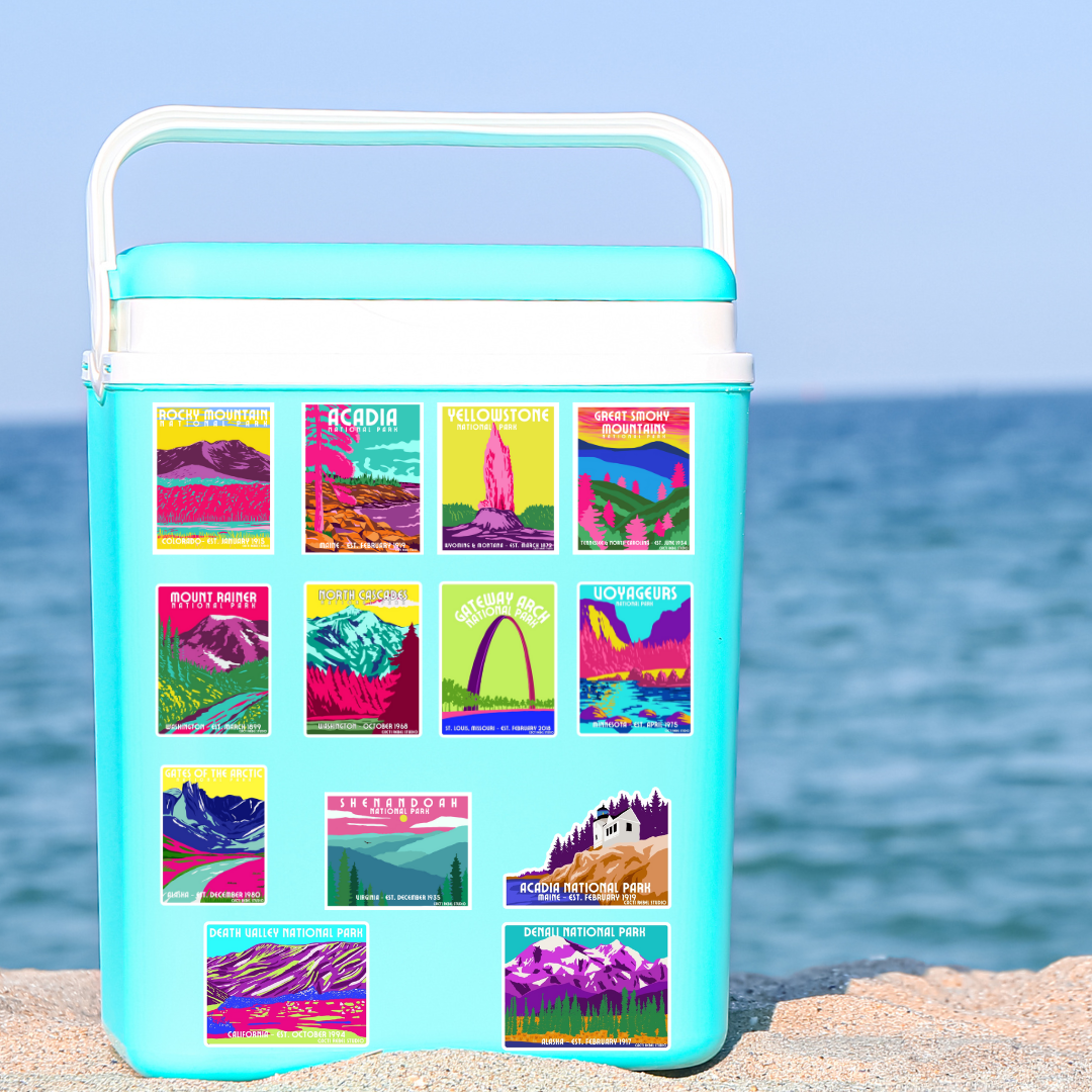 Acadia National Park Whimsical Sticker