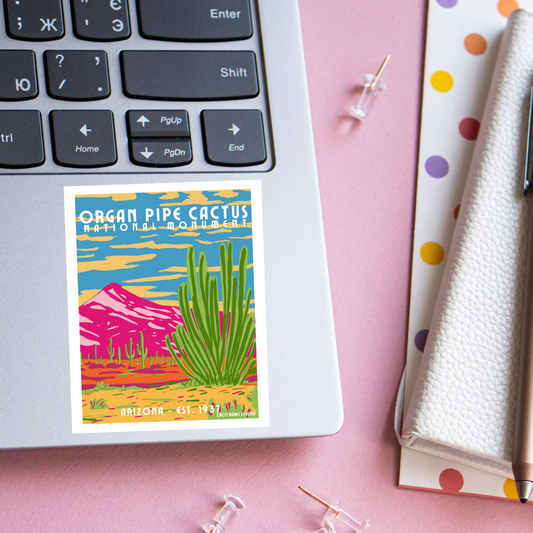 Organ Pipe Cactus National Monument: Arizona Sticker