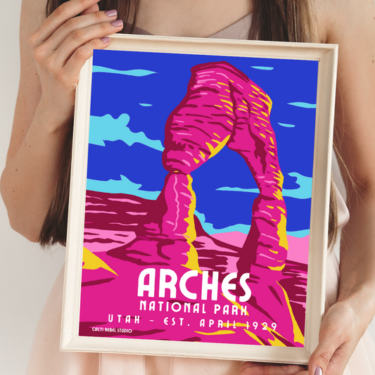 Arches National Park Art Print: Utah
