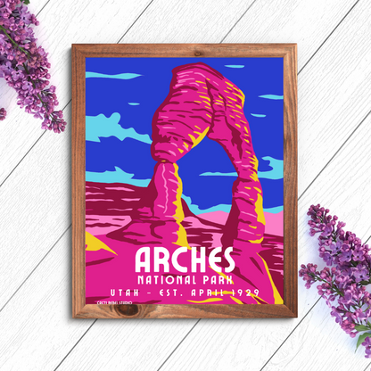 Arches National Park Art Print: Utah