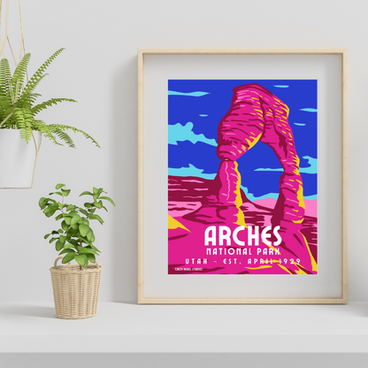 Arches National Park Art Print: Utah