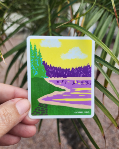 Secret Lake Sticker