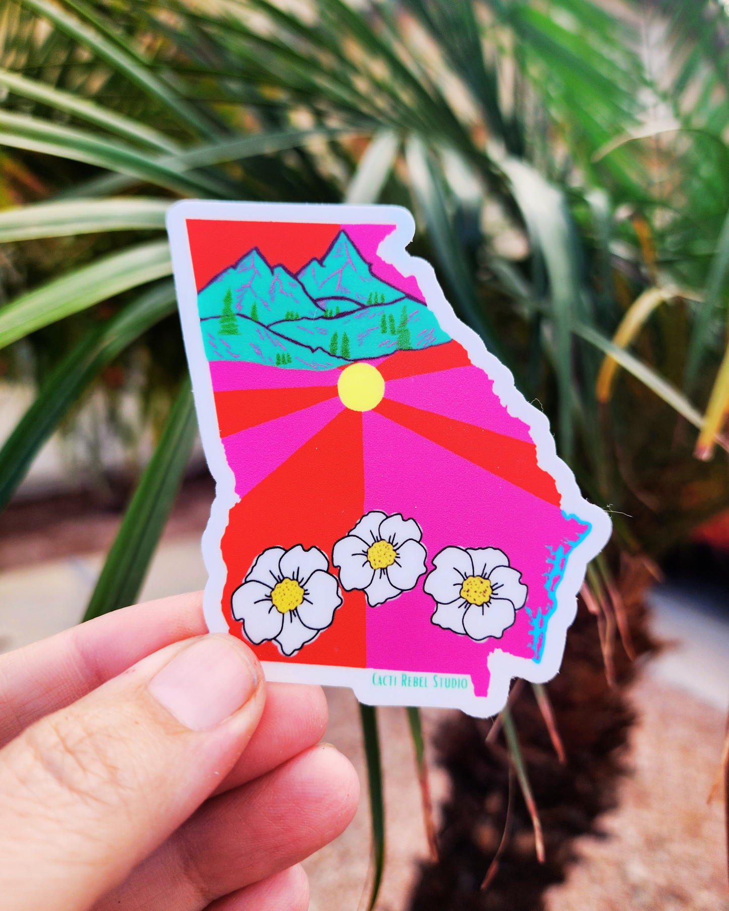 Georgia Sunshine State Sticker