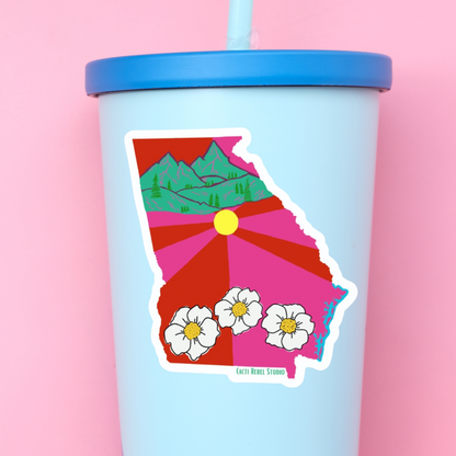 Georgia Sunshine State Sticker