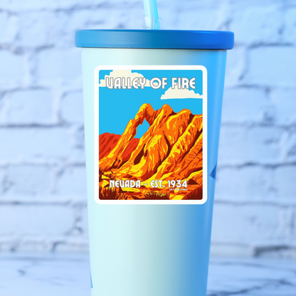 Valley of Fire National Park: Nevada Sticker