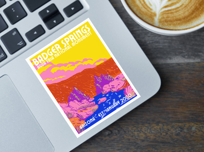 Badger Springs at Agua Fria Sticker