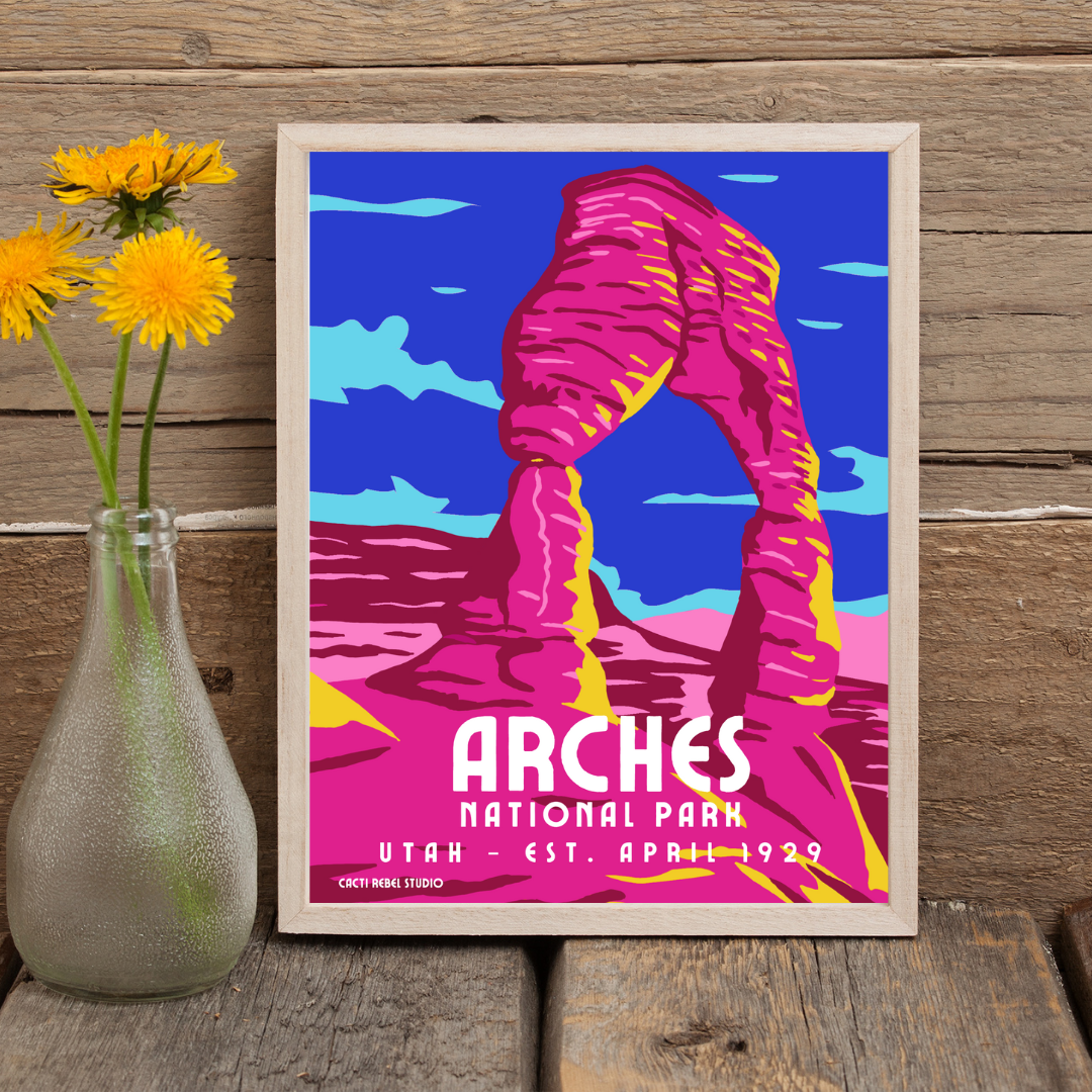 Arches National Park Art Print: Utah