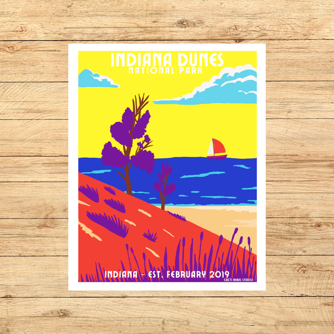 Indiana Dunes National Park Sticker