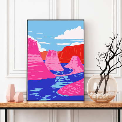 Lake Powell Art Print