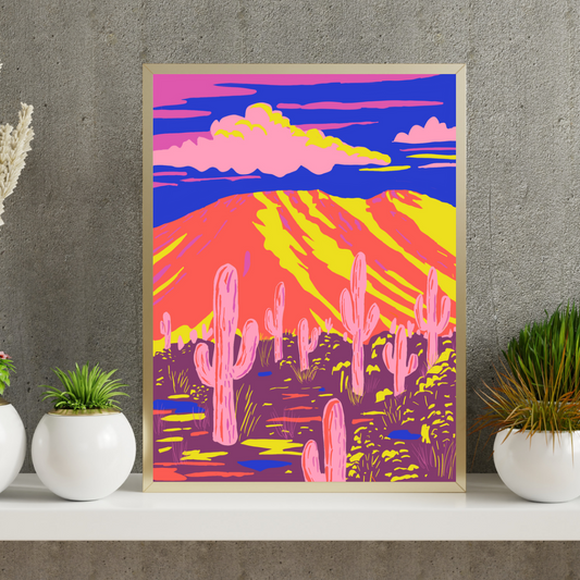 Saguaro National Park Art Print