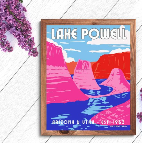 Lake Powell Art Print
