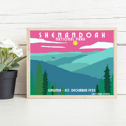 Shenandoah National Park: Virginia Art Print