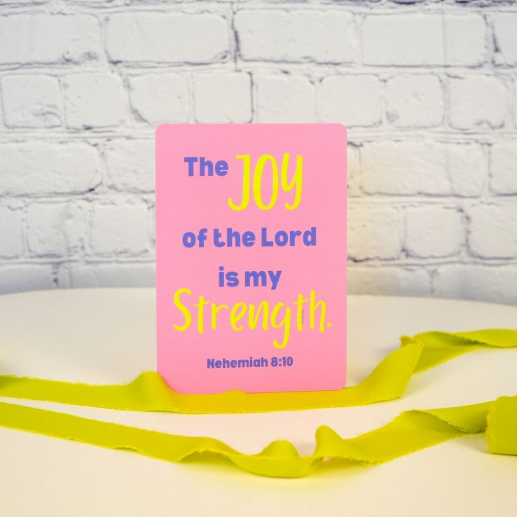 The Joy of the Lord is my Strength 5x7 Postcard