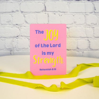 The Joy of the Lord is my Strength 5x7 Postcard