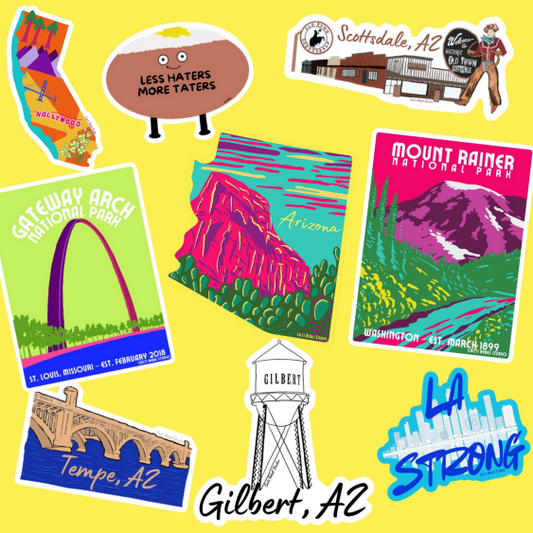 Path in the Desert: Arizona Sticker