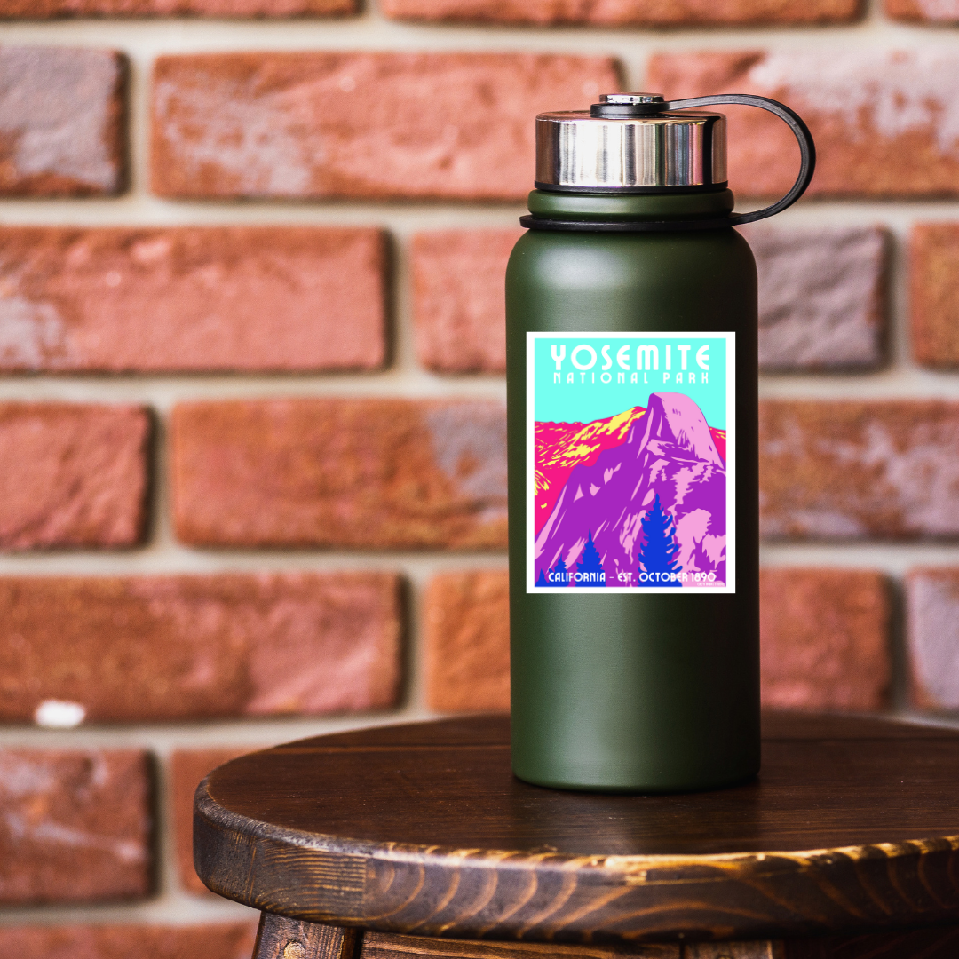 Yosemite Half Dome: California Sticker